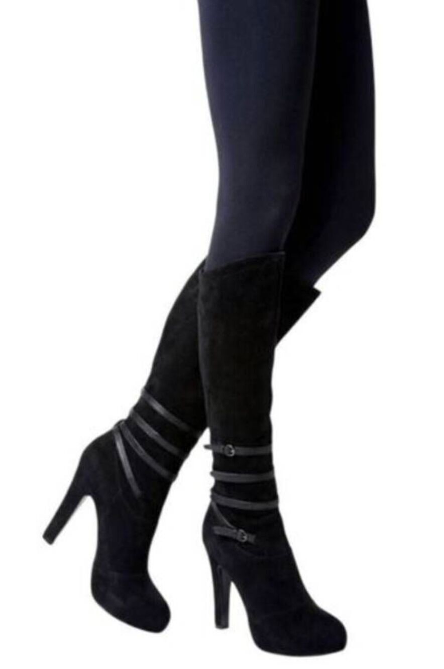 BRUNO MAGLI Black Suede Buckled Over The Knee Boot Size 40 (US Size 10)